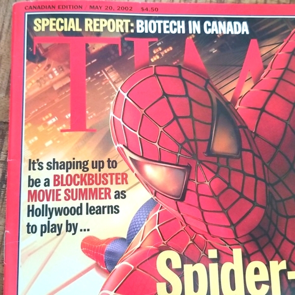 📚VTG Time Magazine Spider-Man 2002 Y2K 📚 - Picture 5 of 5